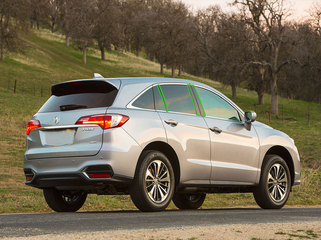 Acura RDX 2013-2018 Pillar Post Trim Installation Location