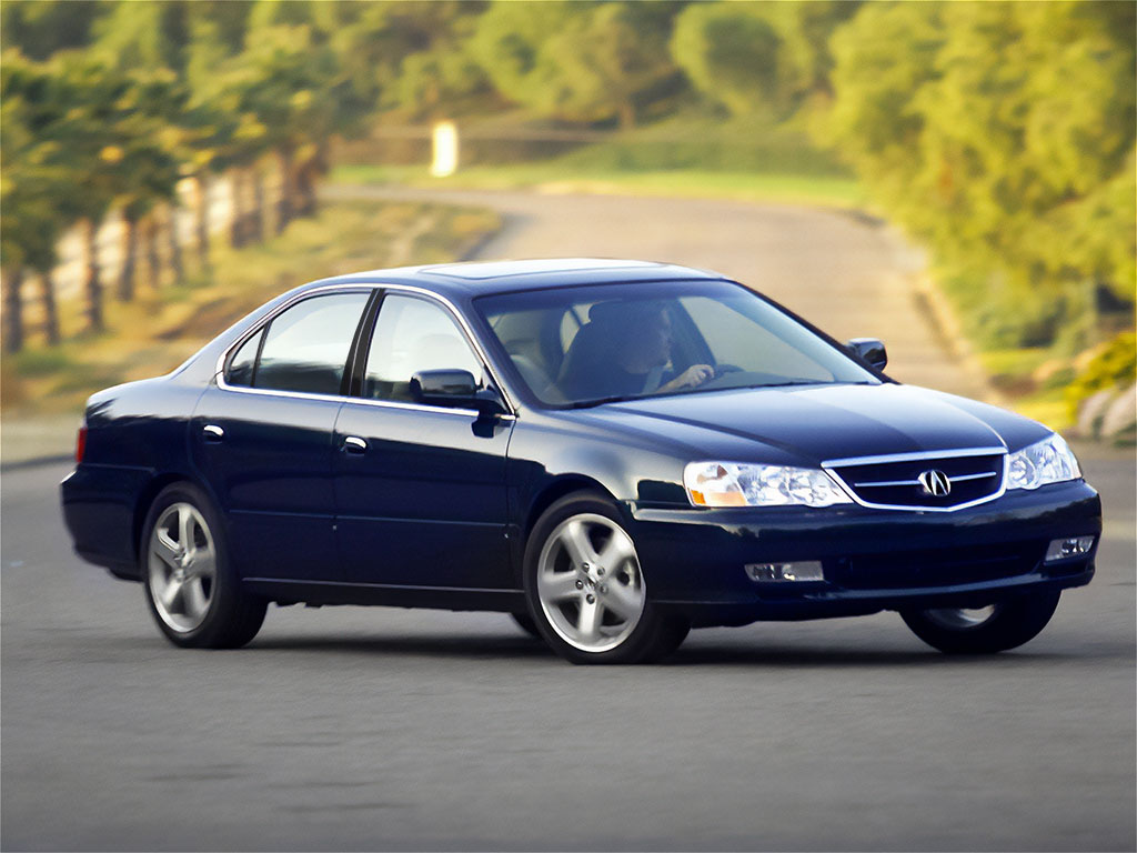 Acura TL 1999-2003 Matte Black Pillar Trim