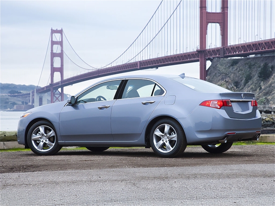 Acura TSX 2009-2014 Sedan Carbon Fiber Pillar Trim