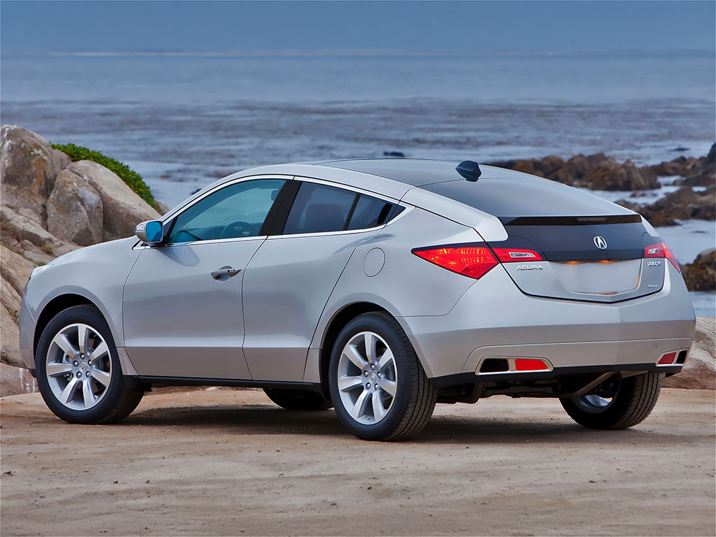 Acura ZDX 2011-2013 Piano Black Pillar Trim