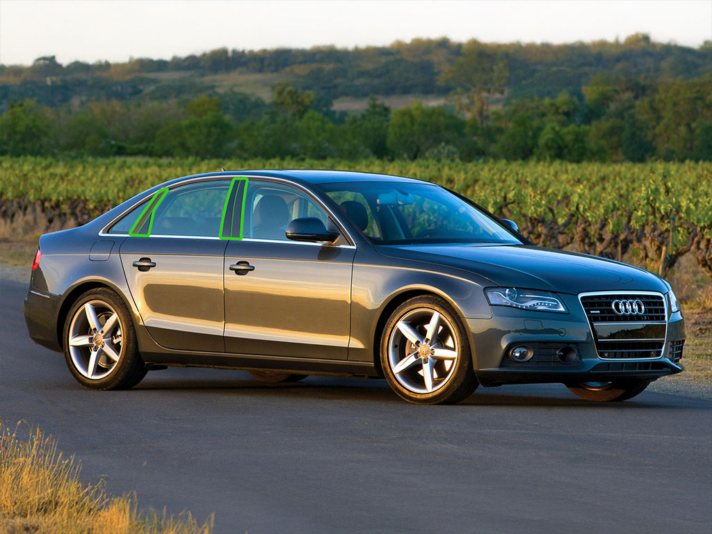 Audi A4 2002-2008 Sedan Pillar Post Trim Installation Location