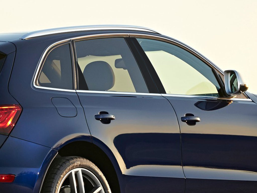 Audi Q5 2009-2017 Matte Black Pillar Trim Diagram