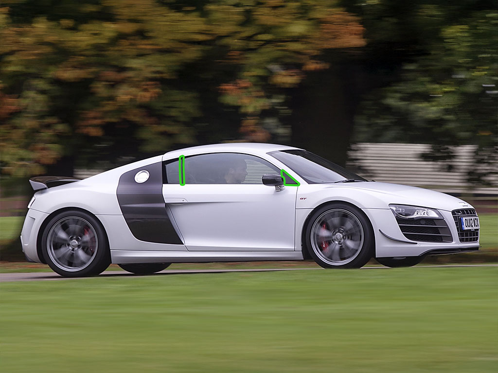 Audi R8 2008-2010 Pillar Post Trim Installation Location