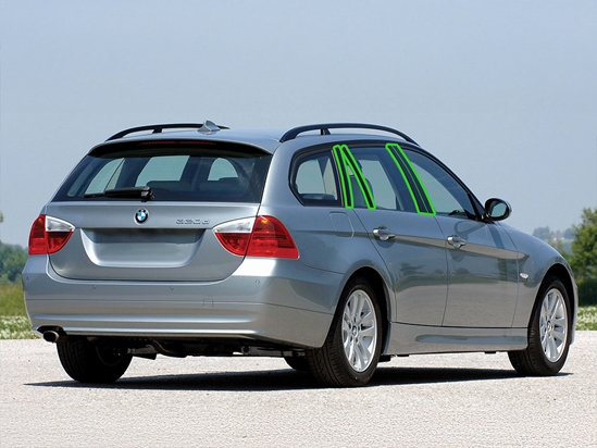 BMW 3-Series 1999-2005 Wagon Pillar Post Trim Installation Location