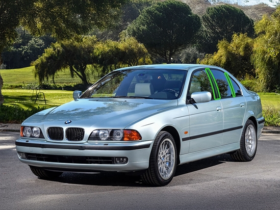 BMW 5-Series 1989-1995 Sedan Pillar Post Trim Installation Location