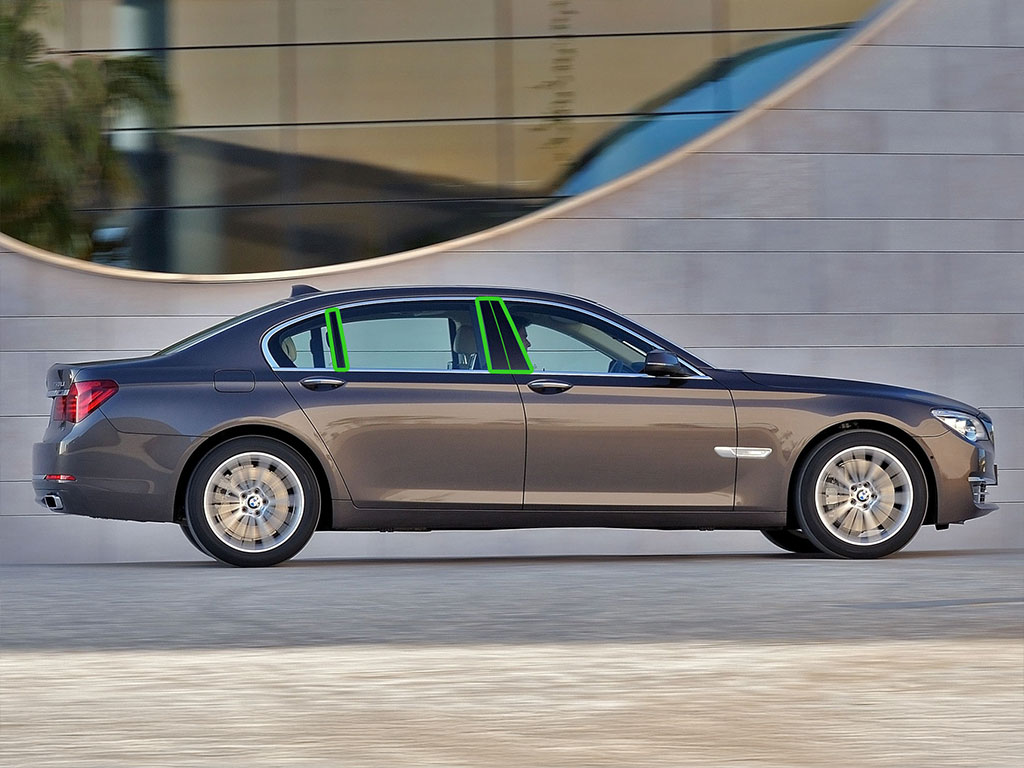 BMW 7-Series 2009-2015 Pillar Post Trim Installation Location