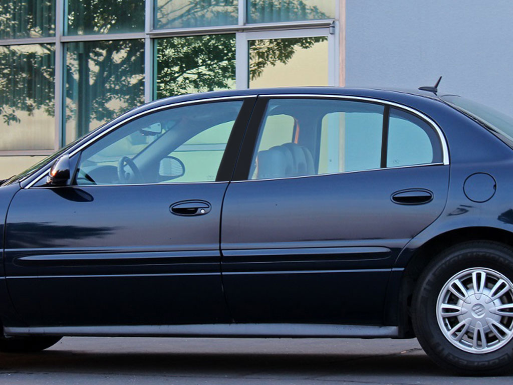 Buick LeSabre 2000-2005 Gloss Black Pillar Trim Diagram