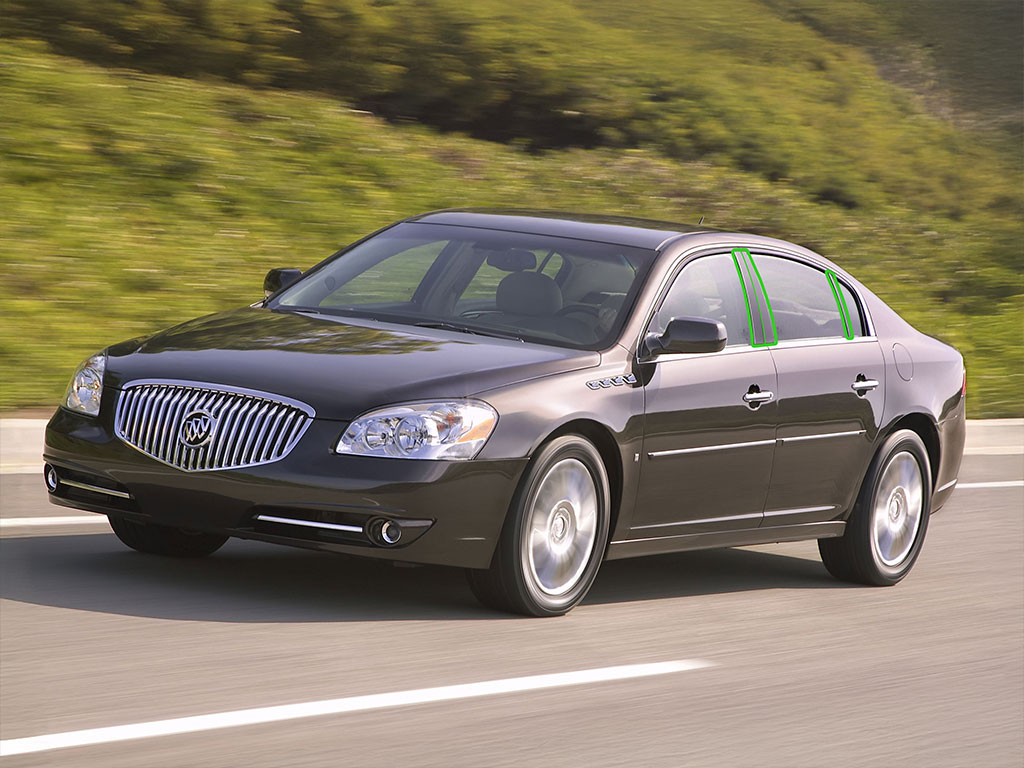 Buick Lucerne 2006-2011 Pillar Post Trim Installation Location