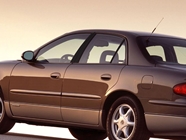 Buick Regal 1997-2004 Matte Black Pillar Trim Diagram