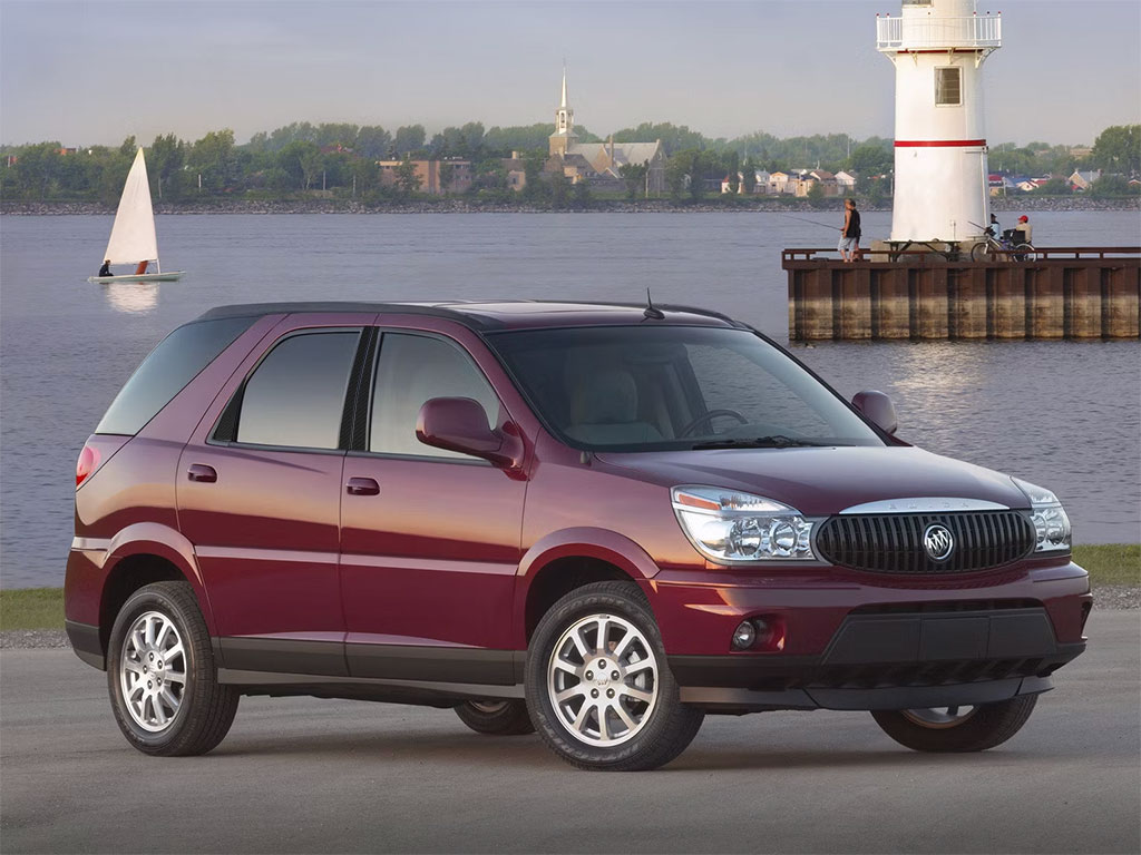 Buick Rendezvous 2002-2007 Carbon Fiber Pillar Trim