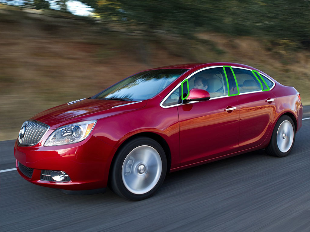 Buick Verano 2012-2017 Pillar Post Trim Installation Location