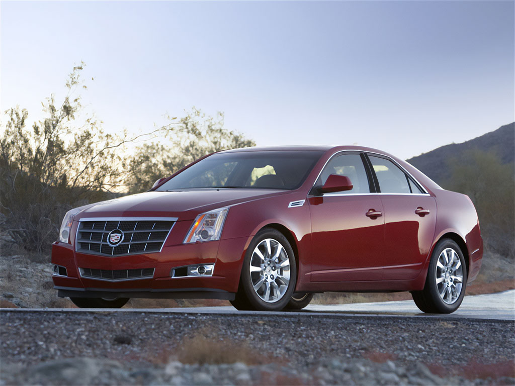 Cadillac CTS 2003-2007 Matte Black Pillar Trim