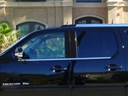 Cadillac Escalade 2007-2014 Gloss Black Pillar Cover Diagram