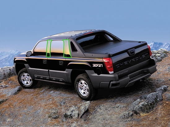 Chevrolet Avalanche 2007-2013 Pillar Post Trim Installation Location