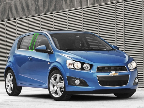 Chevrolet Aveo 2009-2011 Aveo5 Pillar Post Trim Installation Location