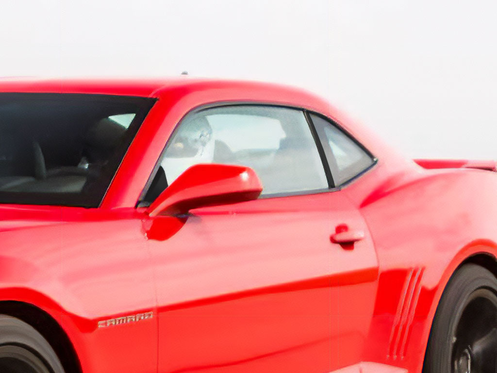 Chevrolet Camaro 2010-2015 Gloss Black Pillar Trim Diagram