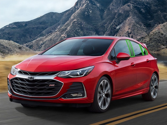 Chevrolet Cruze 2016-2019 Pillar Post Trim Installation Location