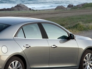 Chevrolet Malibu 2008-2012 Matte Black Pillar Trim Diagram