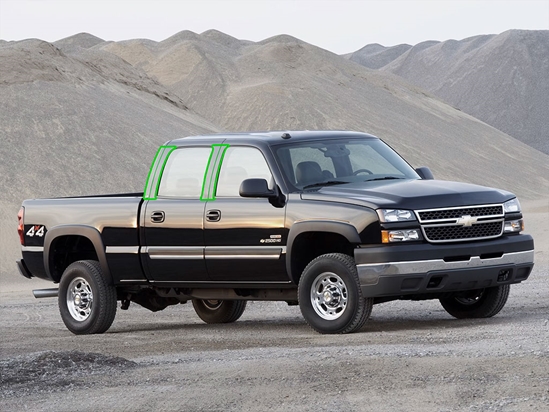 Chevrolet Silverado 2000-2006 Extended Cab Pillar Post Trim Installation Location