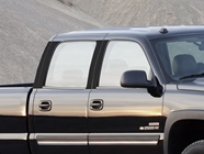 Chevrolet Silverado 2000-2006 Extended Cab Carbon Fiber Pillar Trim Diagram