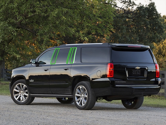 Chevrolet Suburban 2007-2014 Pillar Post Trim Installation Location