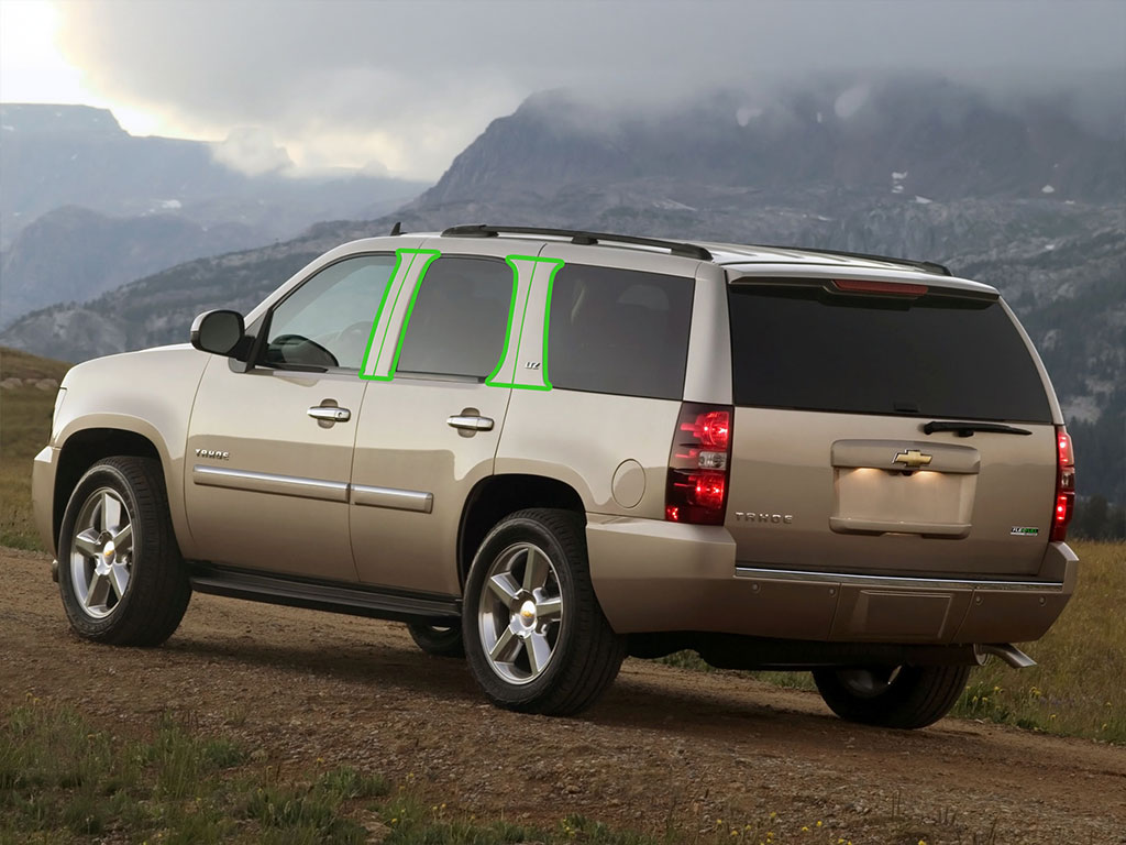 Chevrolet Tahoe 2007-2014 Pillar Post Trim Installation Location