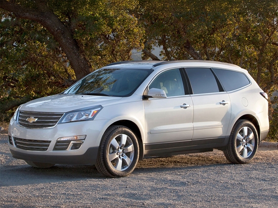 Chevrolet Traverse 2009-2017 Piano Black Pillar Trim