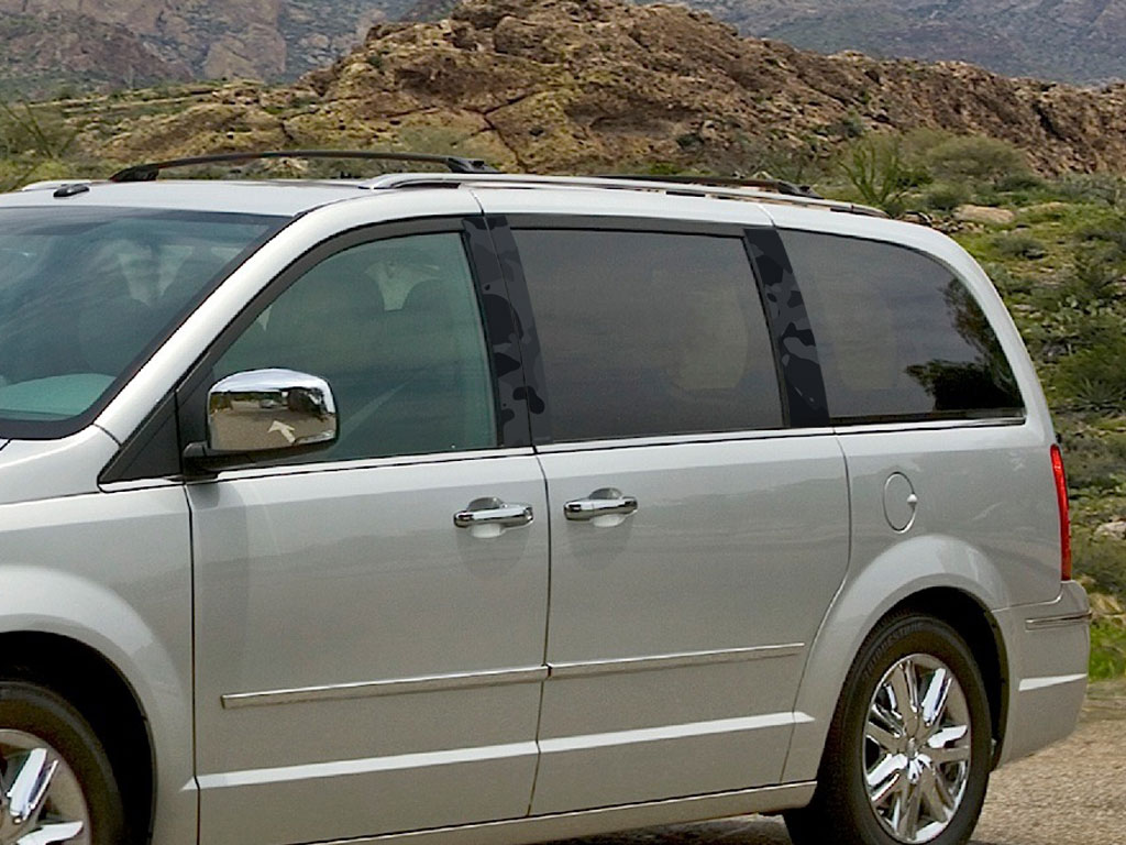 Chrysler Town and Country 2001-2007 Camo Pillar Trim Diagram