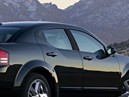 Dodge Avenger 2008-2014 Gloss Black Pillar Trim Diagram