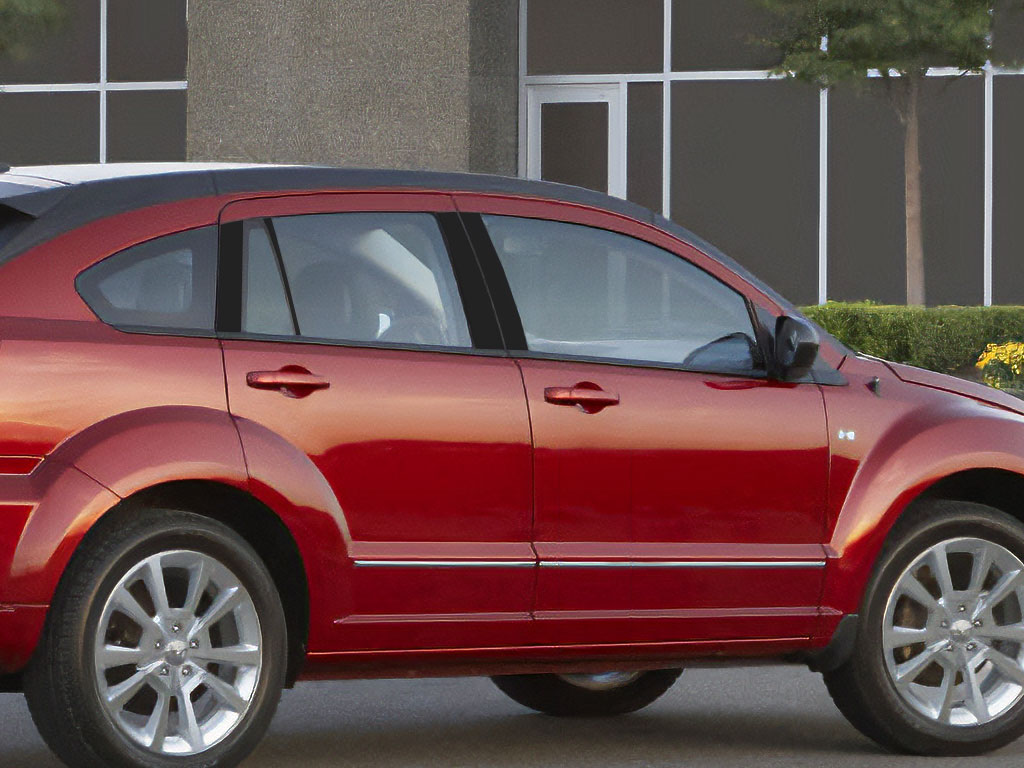 Dodge Caliber 2007-2012 Gloss Black Pillar Trim Diagram