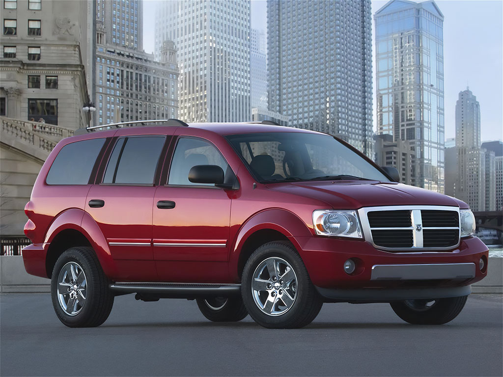 Dodge Durango 2004-2009 Matte Black Pillar Trim