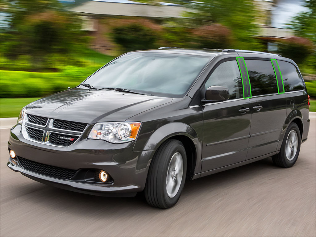 Dodge Grand Caravan 2008-2020 Pillar Post Trim Installation Location