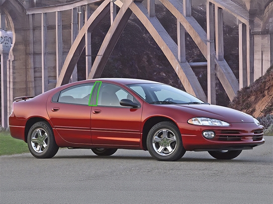 Dodge Intrepid 1998-2004 Pillar Post Trim Installation Location