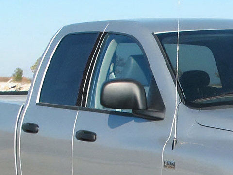 Rtrim™ Dodge Ram 2002-2008 Carbon Fiber Pillar Post Trim (Crew Cab / Quad Cab)