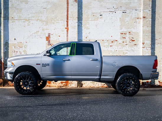 Dodge Ram 2019-2019 Classic Pillar Post Trim Installation Location