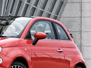 Fiat 500 2012-2019 Matte Black Pillar Trim Diagram