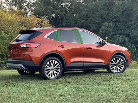 Ford Escape 2020-2022 Keyless Entry Pillar Post Trim Installation Location