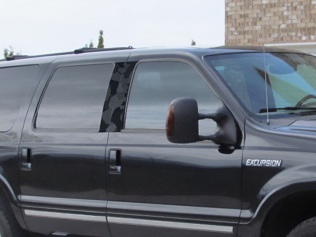 Ford Excursion 2000-2005 Camo Pillar Trim Diagram