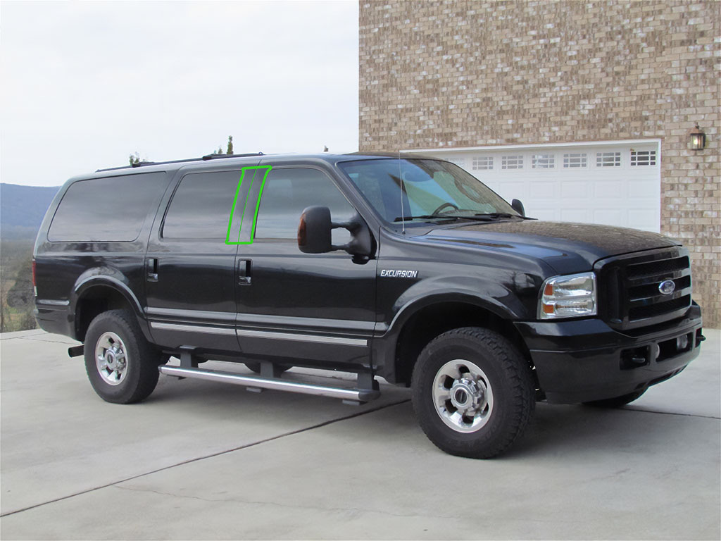 Ford Excursion 2000-2005 Pillar Post Trim Installation Location