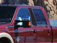 Ford F-250 1999-2014 Gloss Black Pillar Trim Diagram