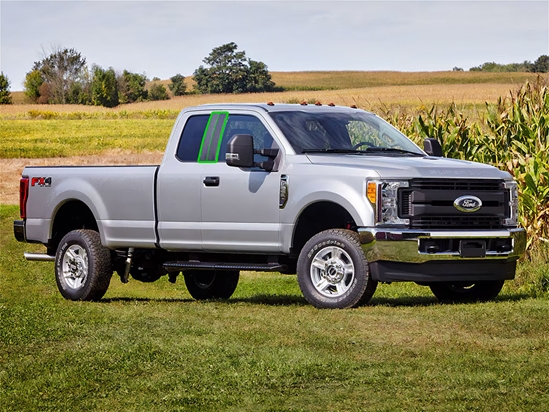 Ford F-250 2017-2024 Regular Cab Pillar Post Trim Installation Location