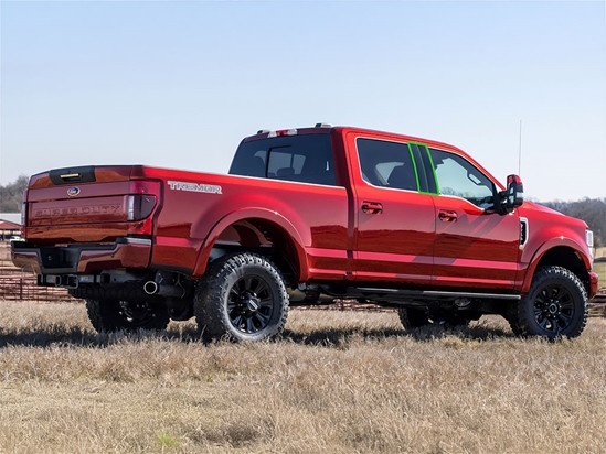 Ford F-250 2017-2024 Super Cab / SuperCrew W/ Keypad Pillar Post Trim Installation Location