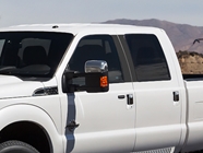 Ford F-350 1999-2014 Gloss Black Pillar Trim Diagram