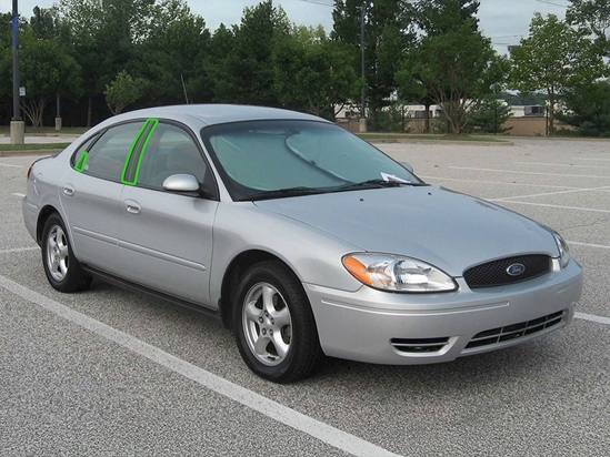 Ford Taurus 1996-2007 Sedan Pillar Post Trim Installation Location