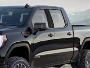 GMC Sierra 2015-2019 2500 / 3500 Crew / Extended Cab Carbon Fiber Pillar Trim Diagram