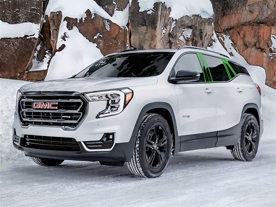 GMC Terrain 2018-2023 Pillar Post Trim Installation Location