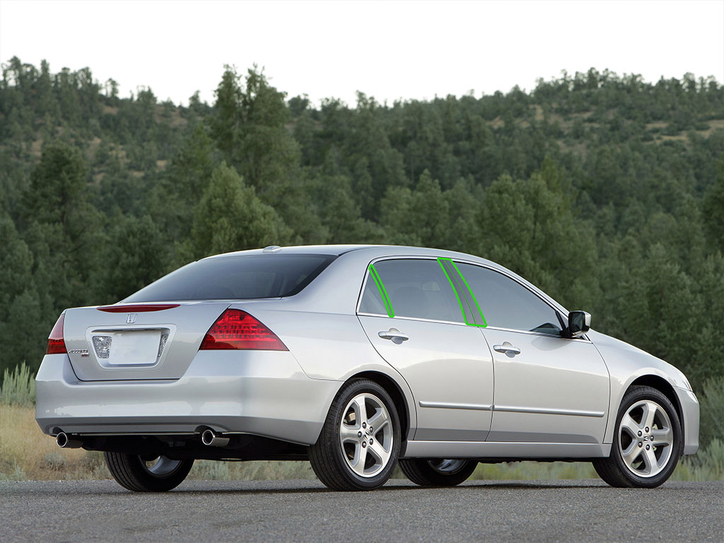 Honda Accord 2003-2007 Sedan Pillar Post Trim Installation Location