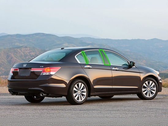 Honda Accord 2008-2012 Sedan Pillar Post Trim Installation Location