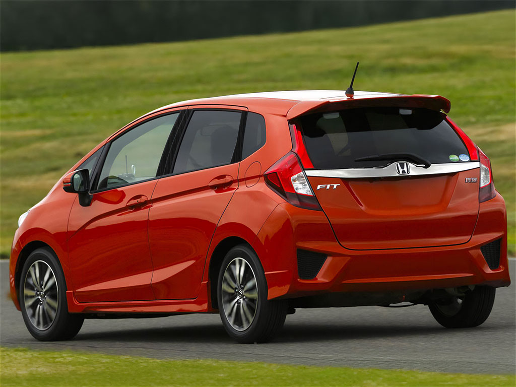 Honda Fit 2009-2013 Brushed Aluminum Black Pillar Trim