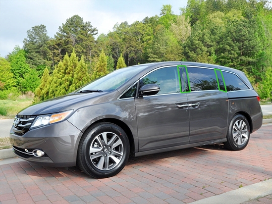 Honda Odyssey 2011-2017 Pillar Post Trim Installation Location